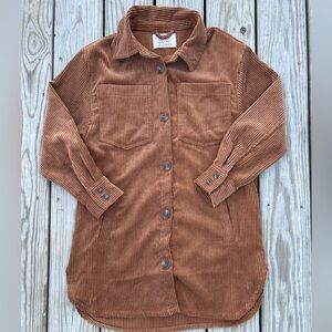Ashley by‎ 26 International Corduroy Shacket Womens M Brown Outdoors Western